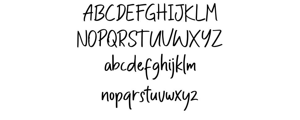 Bold Lining font specimens