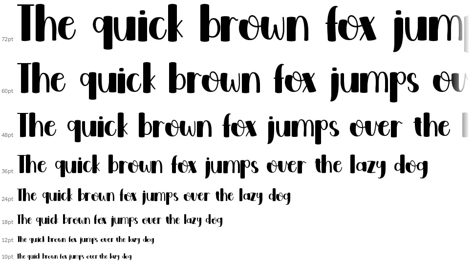Bold Lovefont waterfall