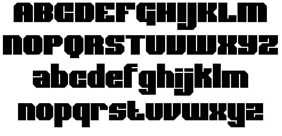Bold Type font specimens