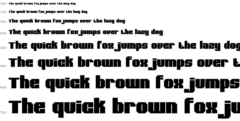 Bold Type font Şelale