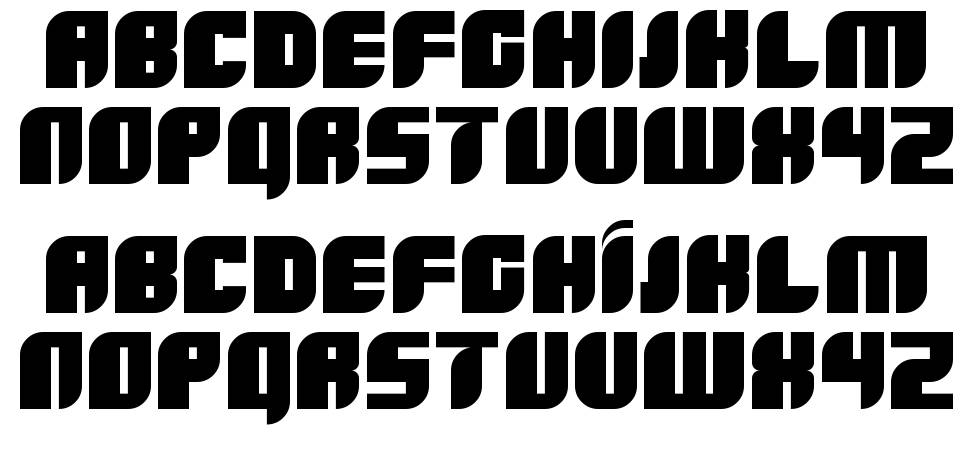 Boldie font specimens