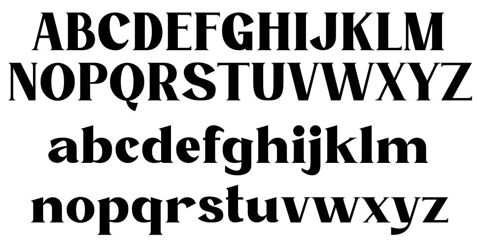 Boldies font specimens