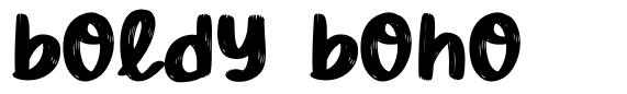 Boldy Boho 字形