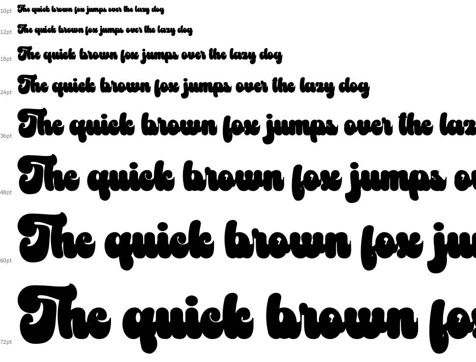 Boldy Vintage font Waterfall