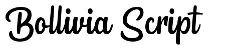 Bollivia Script шрифт