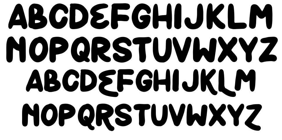 Bolobolo font Örnekler