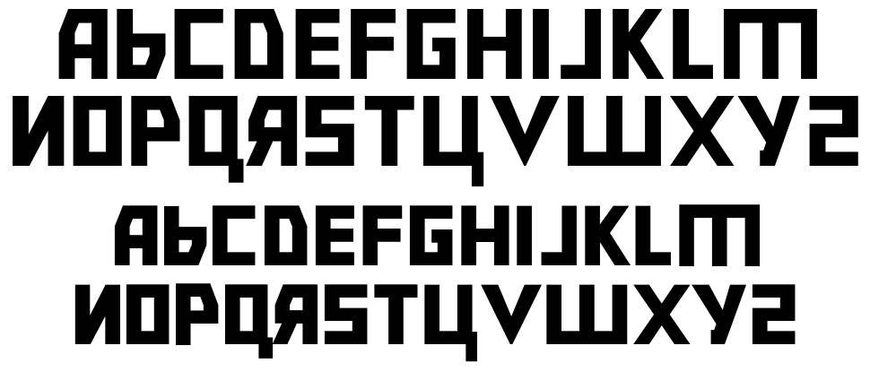 Bolshevik 字形 标本