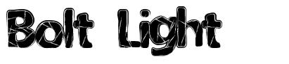Bolt Light font