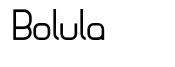 Bolula schriftart