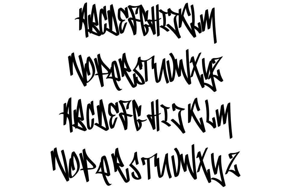 Bombardies font Örnekler