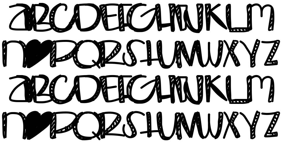 Bombay font specimens
