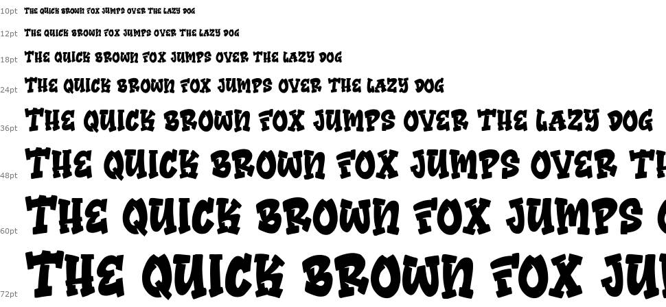 Bomber Squad font Waterfall