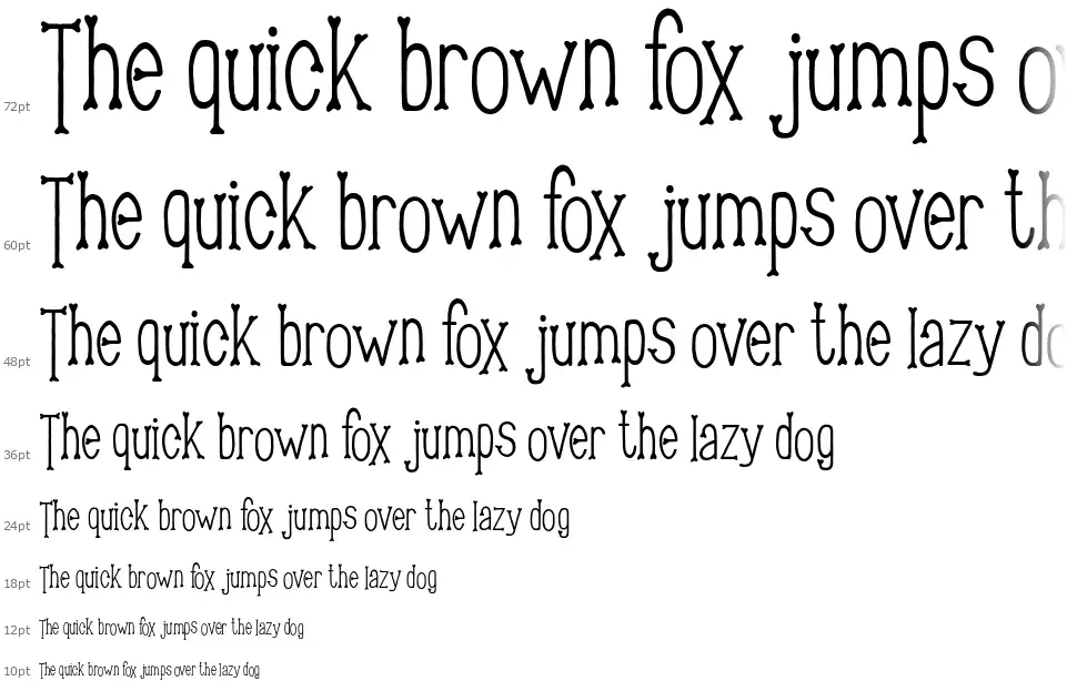 Bone Lockfont waterfall