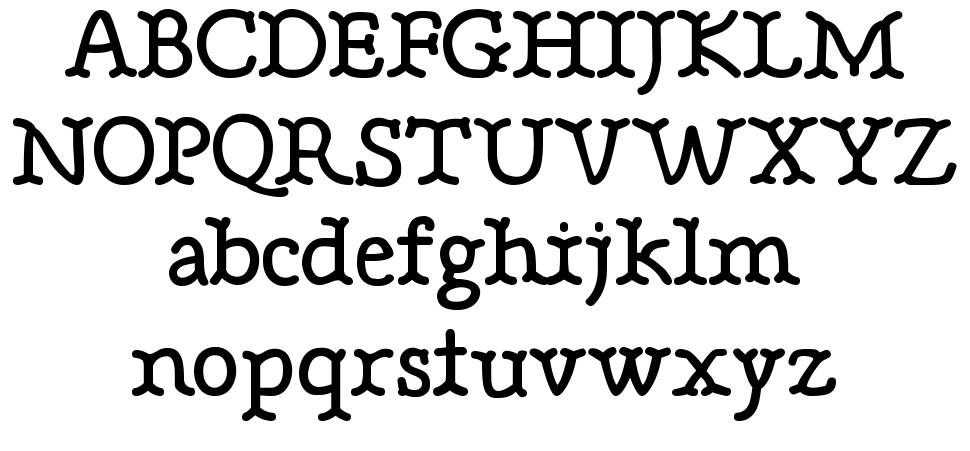 Bonebastic 字形 标本