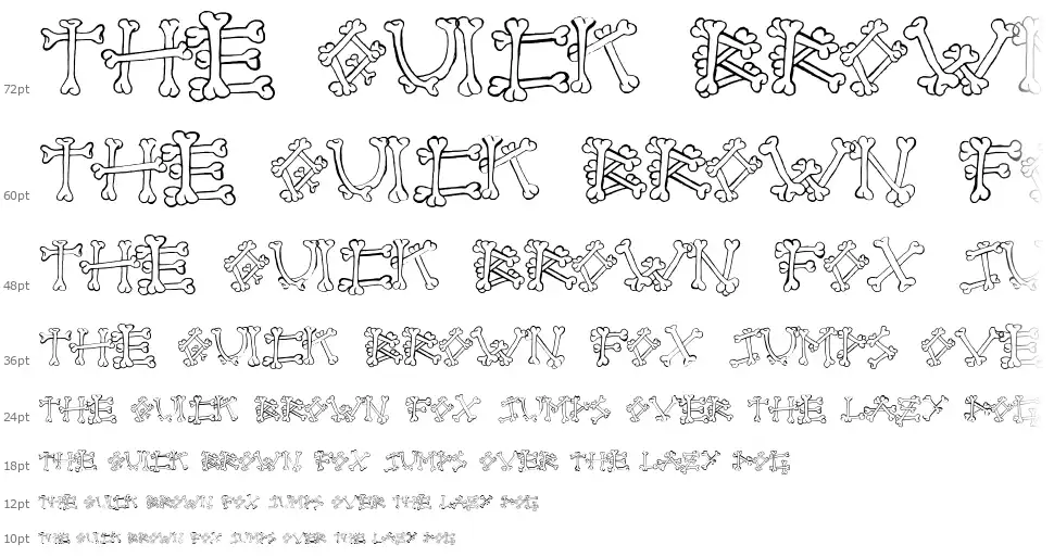 Bones 2font waterfall