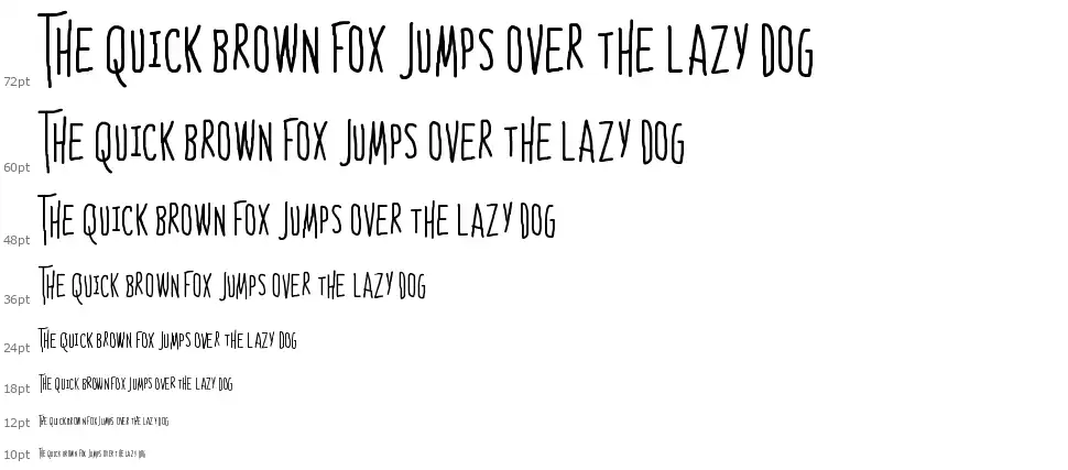 Bones to Your Generic Script Font!font waterfall