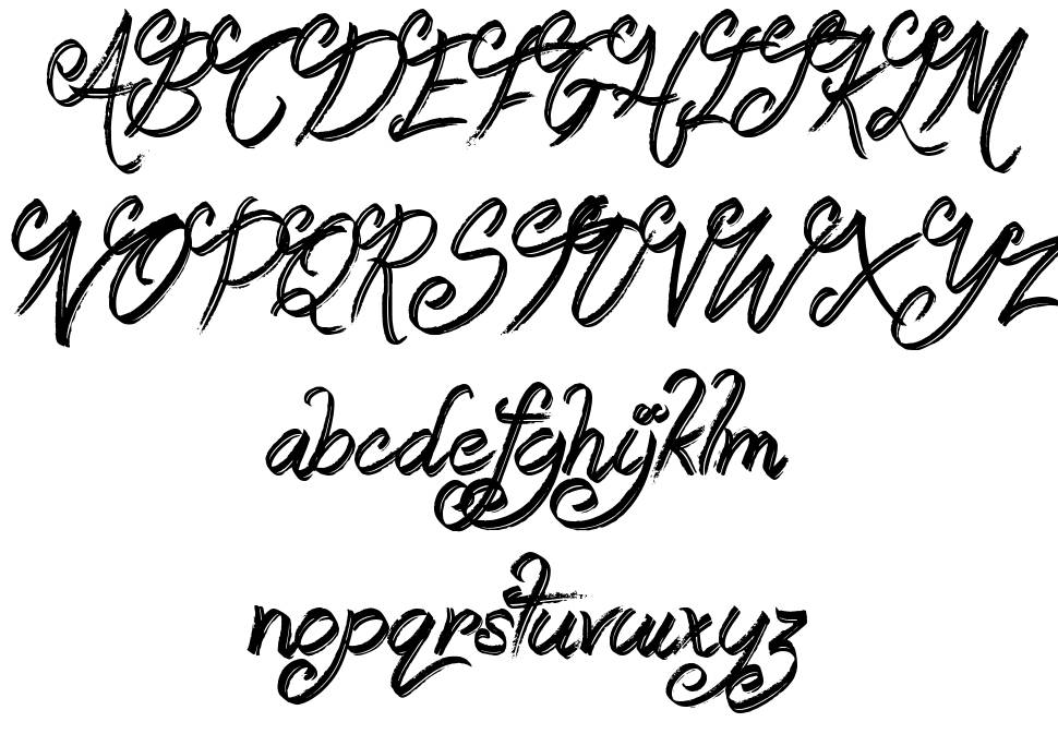 Booday font specimens
