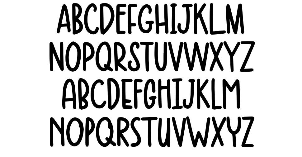 Boodie Crafter font specimens