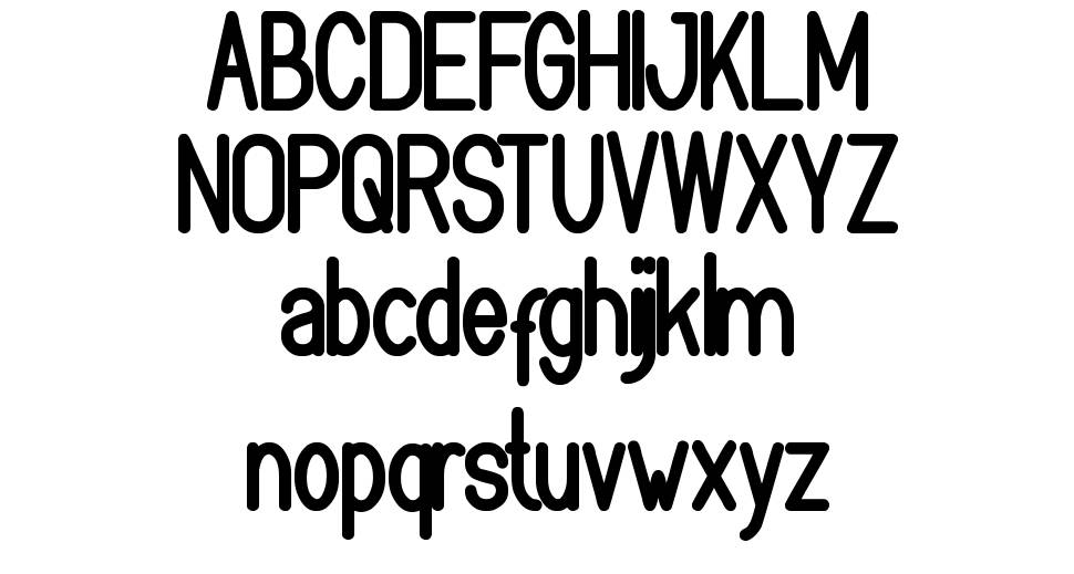 Bookmark font specimens