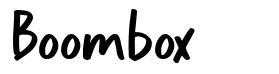 Boombox fuente