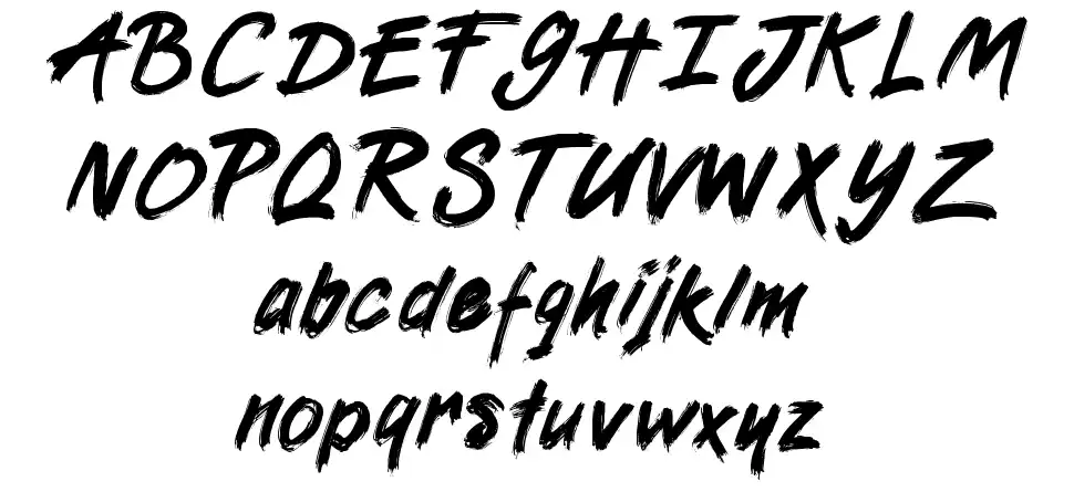 Boomboyahfont specimens