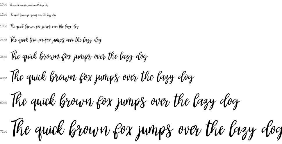 Booncyfly font Şelale
