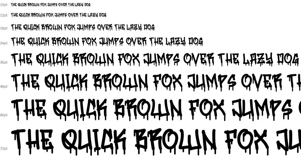 Boostery font Waterfall