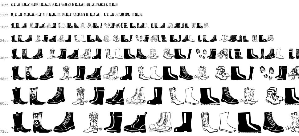 Boots font Waterfall
