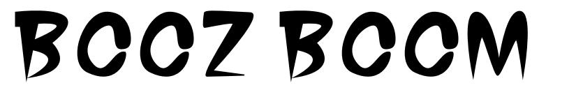 Booz Boom font