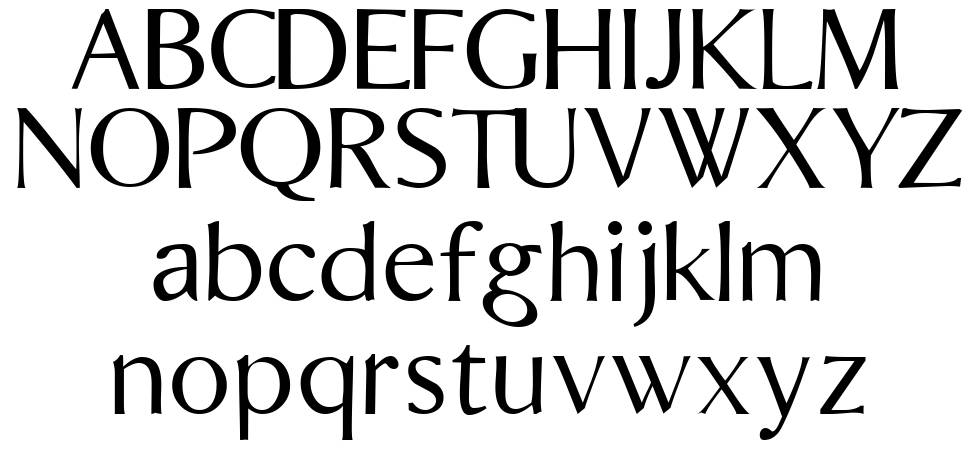 Bordini font Örnekler