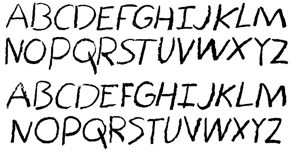 Bored Crayon шрифт Спецификация