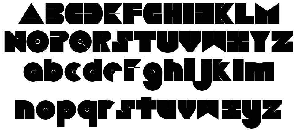 Boredom font specimens