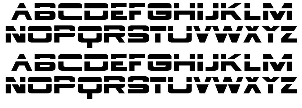 Borg 9 font specimens