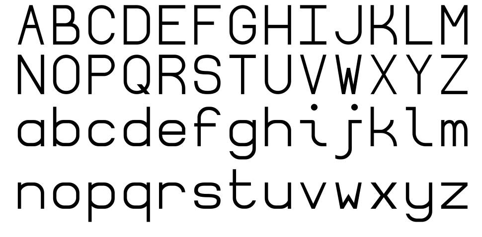 Borgen font specimens