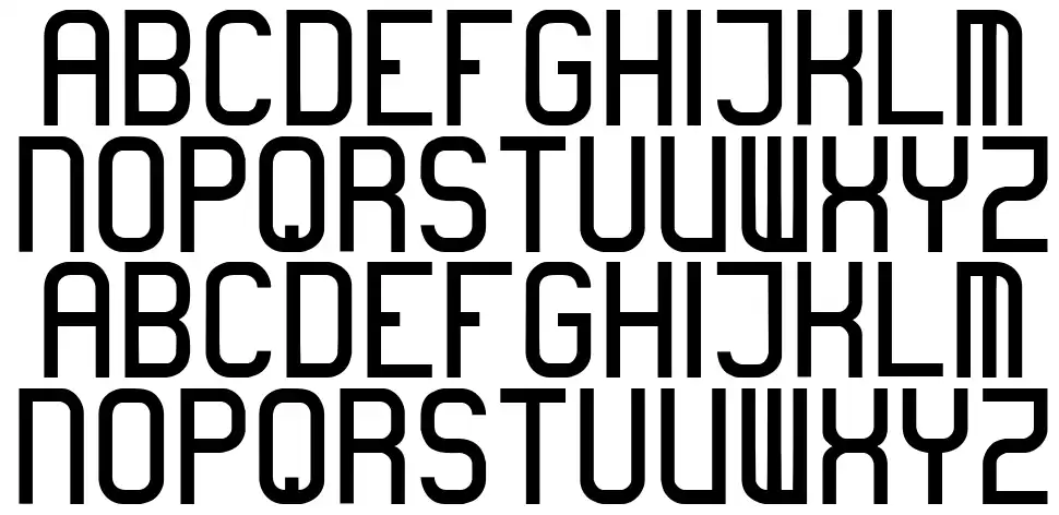 Boring font specimens