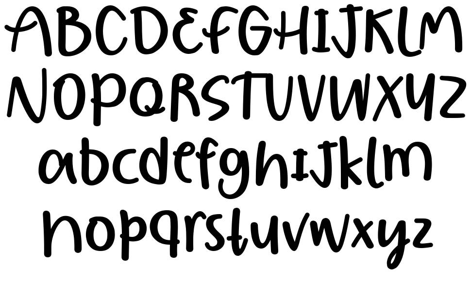 Borjuis font Örnekler