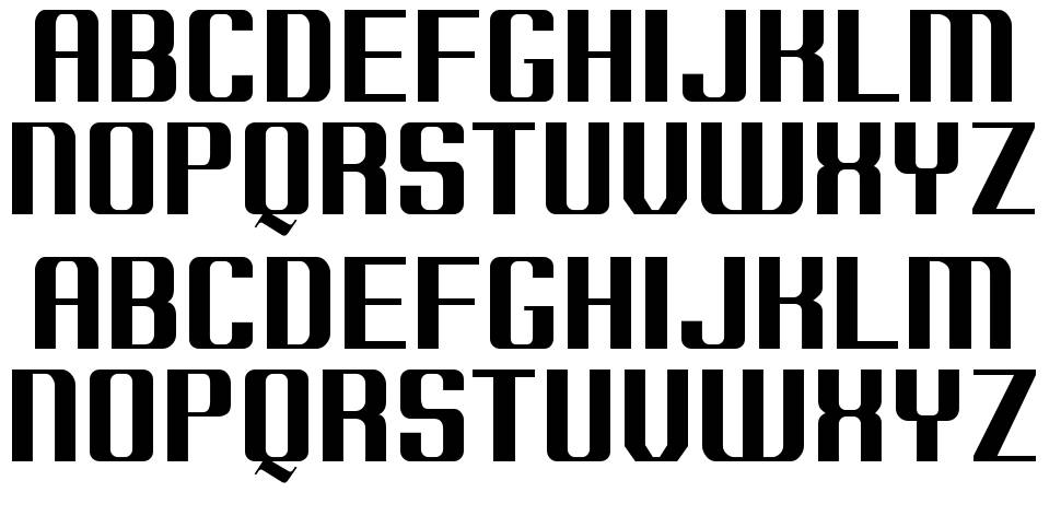 Borobudur font Örnekler