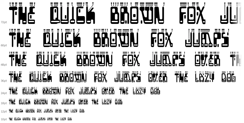 Boron-Regular font Waterfall