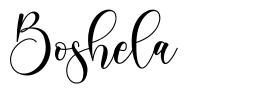 Boshela шрифт