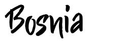 Bosnia フォント