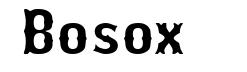 Bosox шрифт