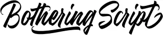 Bothering Script schriftart