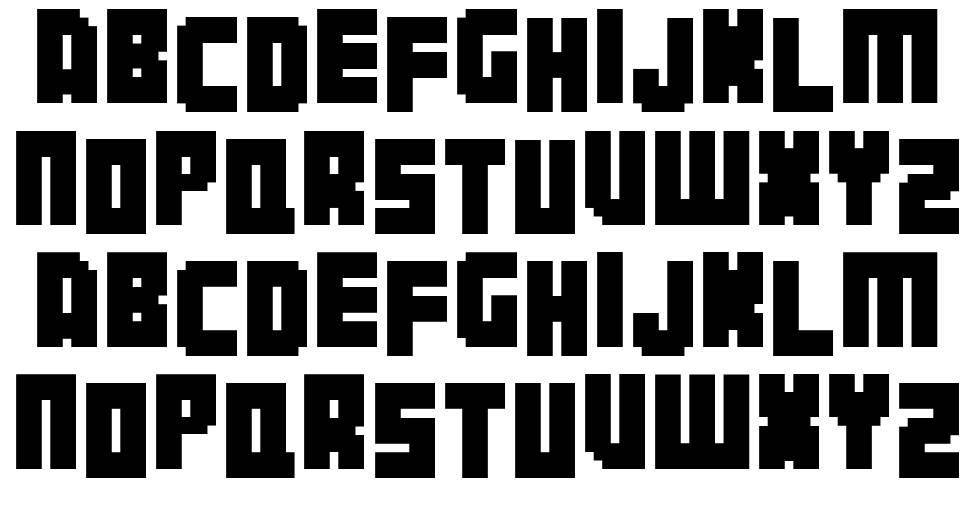 Botsmatic font specimens