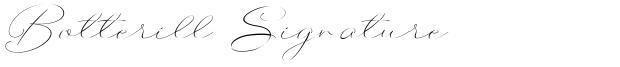Botterill Signature