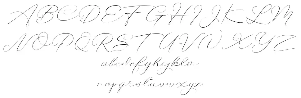Botterill Signaturefont specimens