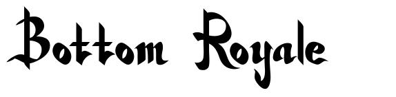Bottom Royale font