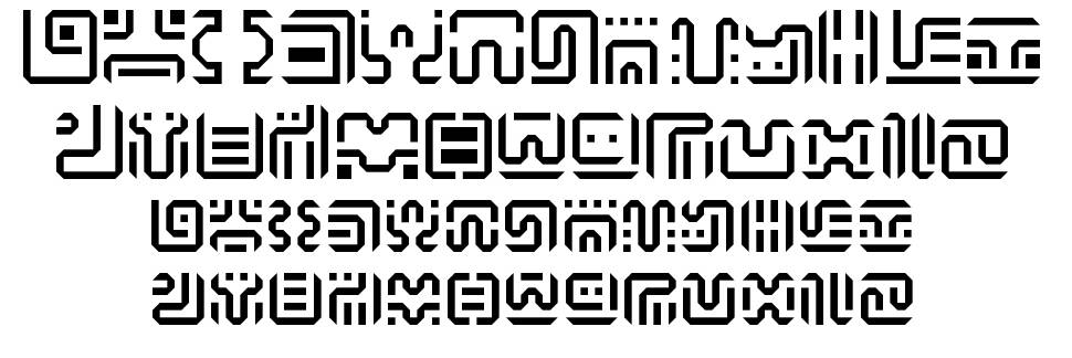 Botw Hylian font specimens