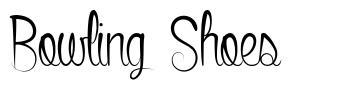 Bowling Shoes font