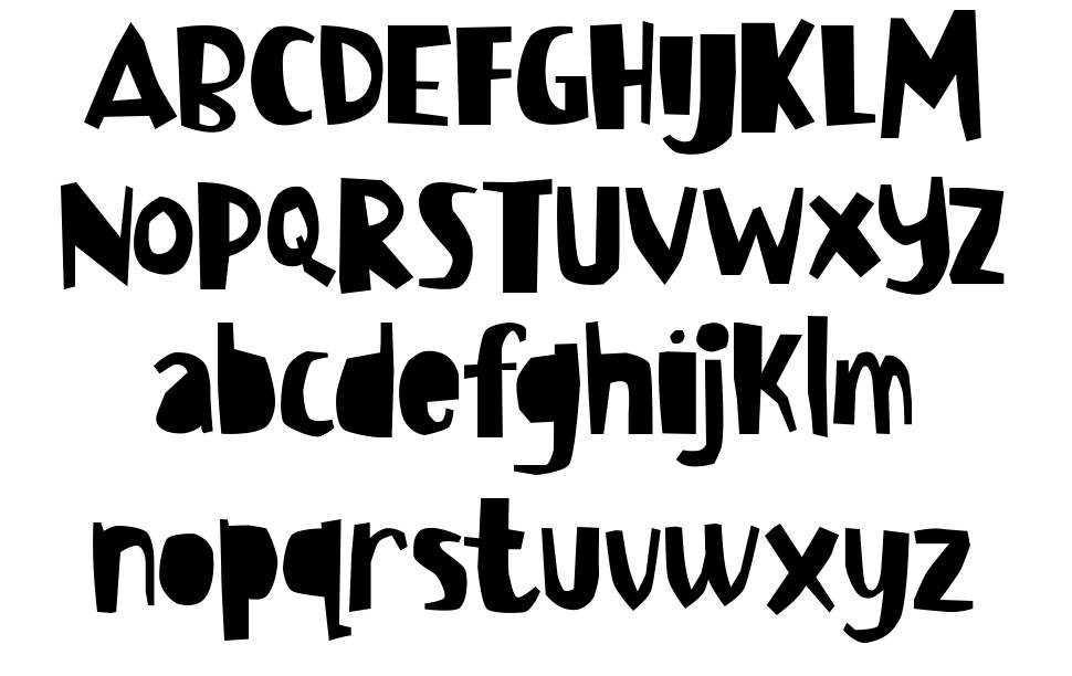 Bowreghul font Örnekler