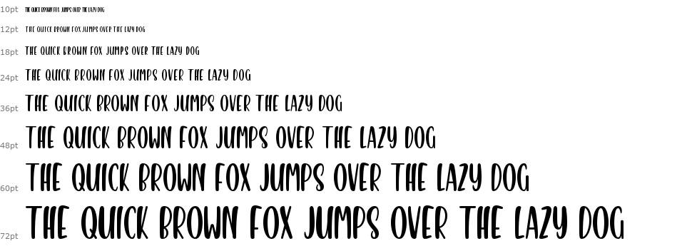 Boxes Dream font Waterfall